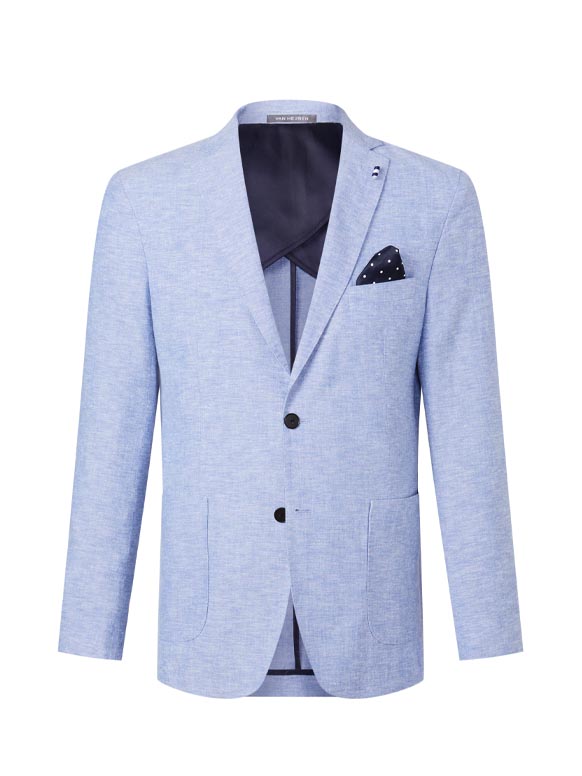 <p style="text-align: left;"><a href="/linen-blend-suit-jacket-sky-blue-vsj608n_bsky">Linen Blend Suit Jacket</a></span>
